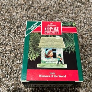 1990 hallmark keepsake ornament “Irish windows of the world”